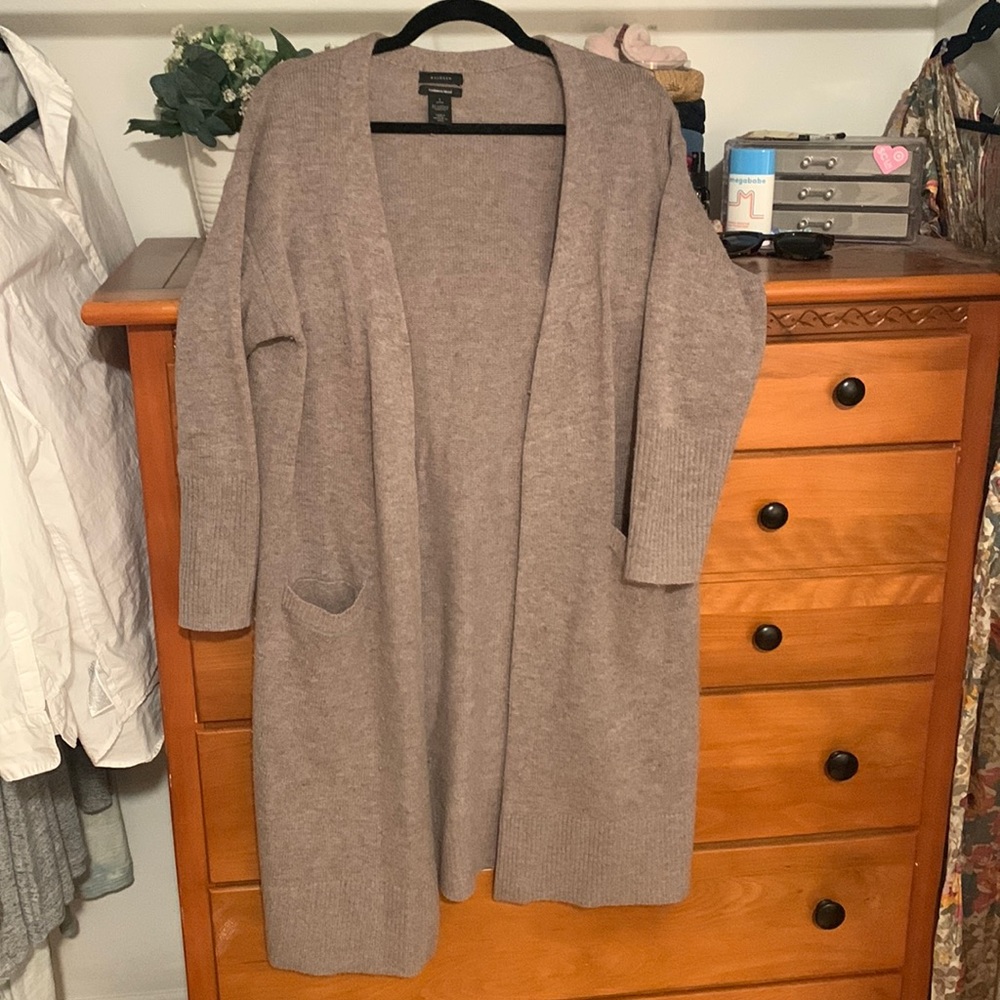 Halogen cashmere duster (petite)